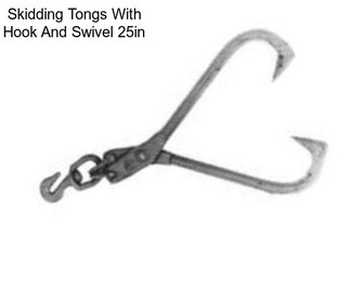 Skidding Tongs With Hook And Swivel 25in