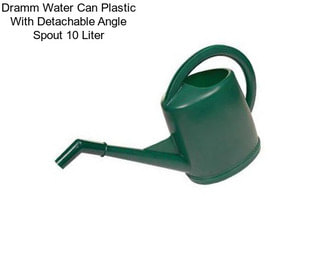 Dramm Water Can Plastic With Detachable Angle Spout 10 Liter