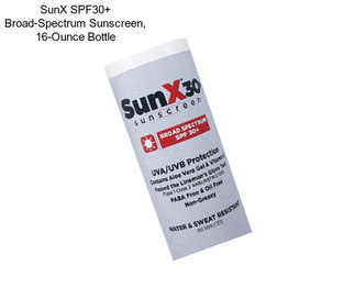 SunX SPF30+ Broad-Spectrum Sunscreen, 16-Ounce Bottle