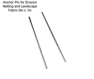 Anchor Pin for Erosion Netting and Landscape Fabric 6in x 1in
