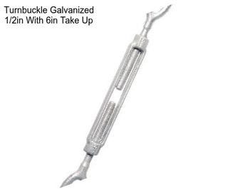 Turnbuckle Galvanized 1/2in With 6in Take Up