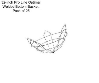 32-inch Pro Line Optimal Welded Bottom Basket, Pack of 25