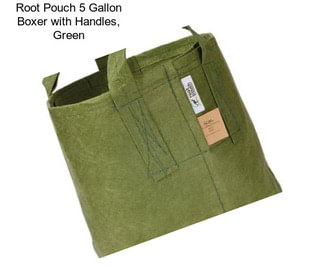 Root Pouch 5 Gallon Boxer with Handles, Green