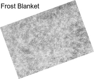 Frost Blanket