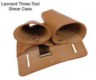 Leonard Three-Tool Shear Case