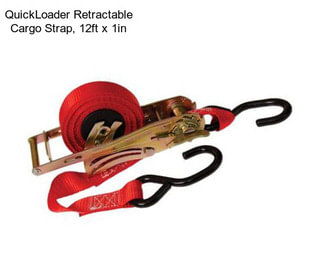 QuickLoader Retractable Cargo Strap, 12ft x 1in