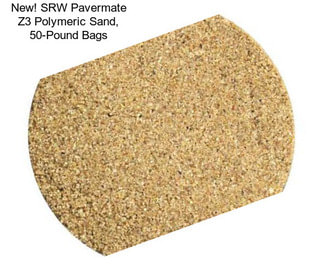 New! SRW Pavermate Z3 Polymeric Sand, 50-Pound Bags