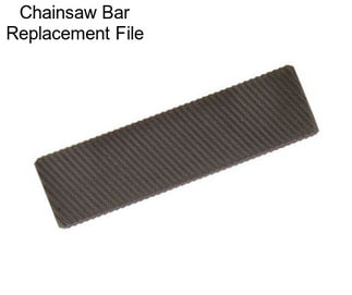 Chainsaw Bar Replacement File