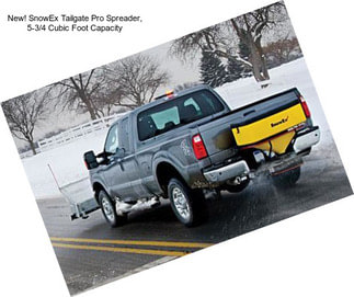 New! SnowEx Tailgate Pro Spreader, 5-3/4 Cubic Foot Capacity