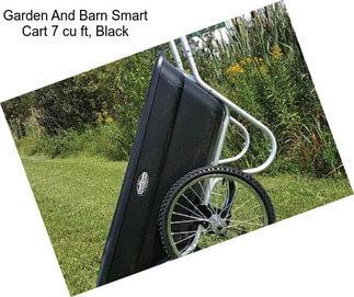 Garden And Barn Smart Cart 7 cu ft, Black