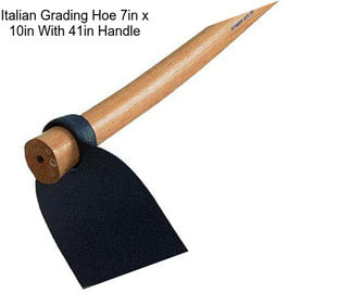 Italian Grading Hoe 7in x 10in With 41in Handle