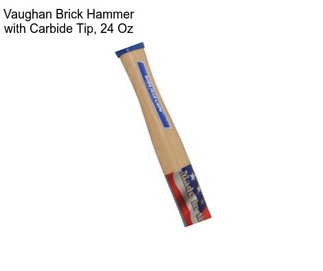 Vaughan Brick Hammer with Carbide Tip, 24 Oz