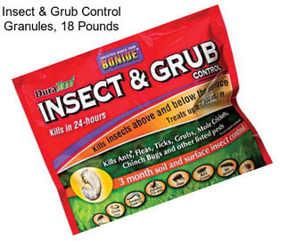 Insect & Grub Control Granules, 18 Pounds