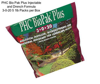 PHC Bio Pak Plus Injectable and Drench Formula 3-0-20 5 1lb Packs per Box