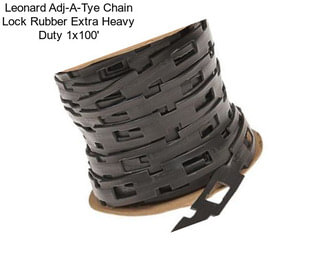 Leonard Adj-A-Tye Chain Lock Rubber Extra Heavy Duty 1\