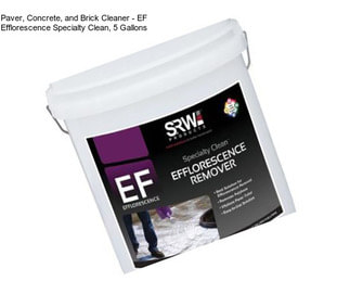 Paver, Concrete, and Brick Cleaner - EF Efflorescence Specialty Clean, 5 Gallons