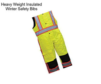 Heavy Weight Insulated Winter Safety Bibs