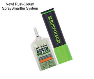 New! Rust-Oleum SpraySmarttm System