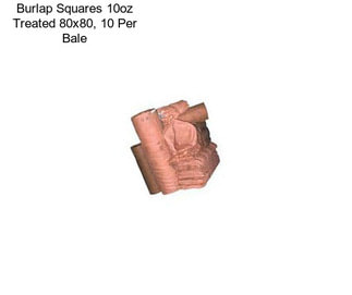 Burlap Squares 10oz Treated 80x80, 10 Per Bale