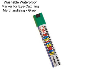 Washable Waterproof Marker for Eye-Catching Merchandising - Green