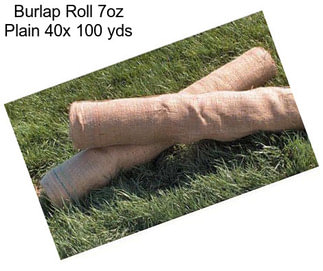 Burlap Roll 7oz Plain 40\