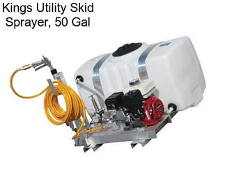 Kings Utility Skid Sprayer, 50 Gal