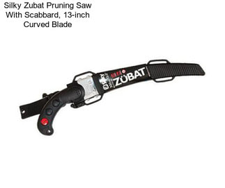 Silky Zubat Pruning Saw With Scabbard, 13-inch Curved Blade