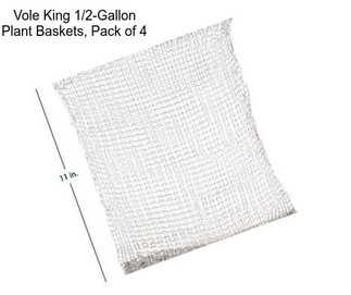 Vole King 1/2-Gallon Plant Baskets, Pack of 4