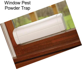 Window Pest Powder Trap