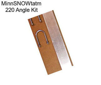 MinnSNOWtatm 220 Angle Kit