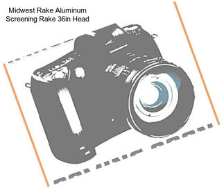 Midwest Rake Aluminum Screening Rake 36in Head