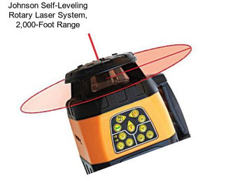 Johnson Self-Leveling Rotary Laser System, 2,000-Foot Range