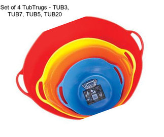 Set of 4 TubTrugs - TUB3, TUB7, TUB5, TUB20
