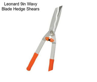 Leonard 9in Wavy Blade Hedge Shears