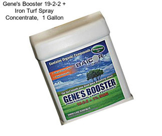 Gene\'s Booster 19-2-2 + Iron Turf Spray Concentrate,  1 Gallon