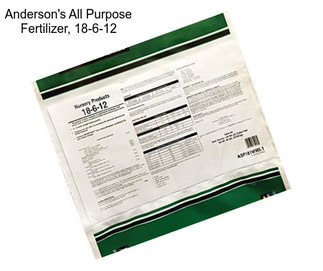 Anderson\'s All Purpose Fertilizer, 18-6-12