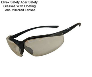 Elvex Safety Acer Safety Glasses With Floating Lens Mirrored Lenses