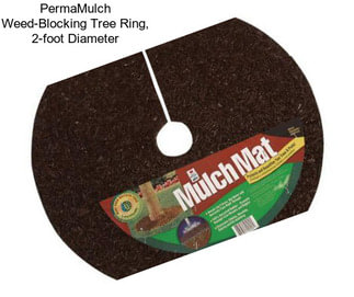 PermaMulch Weed-Blocking Tree Ring, 2-foot Diameter