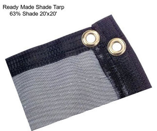 Ready Made Shade Tarp 63% Shade 20\'x20\'