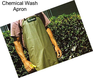 Chemical Wash Apron