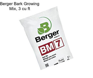 Berger Bark Growing Mix, 3 cu ft