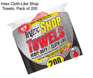 Intex Cloth-Like Shop Towels, Pack of 200