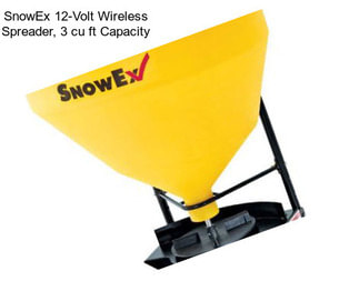 SnowEx 12-Volt Wireless Spreader, 3 cu ft Capacity