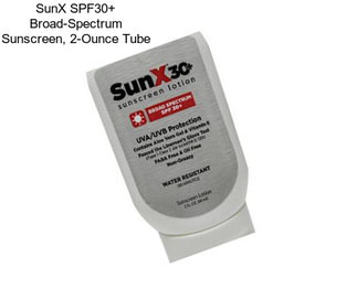 SunX SPF30+ Broad-Spectrum Sunscreen, 2-Ounce Tube