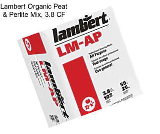 Lambert Organic Peat & Perlite Mix, 3.8 CF