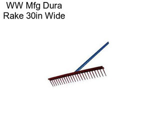 WW Mfg Dura Rake 30in Wide