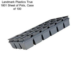 Landmark Plastics True 1801 Sheet of Pots, Case of 100