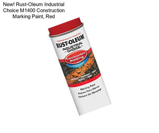 New! Rust-Oleum Industrial Choice M1400 Construction Marking Paint, Red