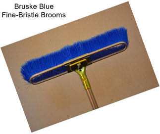 Bruske Blue Fine-Bristle Brooms