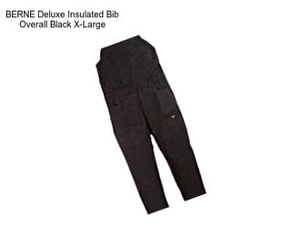 BERNE Deluxe Insulated Bib Overall Black X-Large